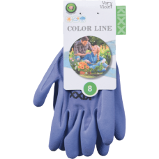 VERY VIOLET gloves nylon latex violet