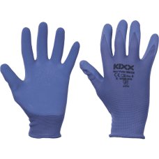 VERY VIOLET gloves nylon latex violet