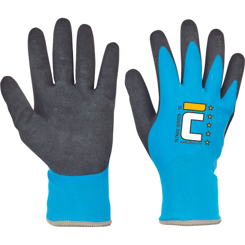 TETRAX WINTER gloves blue/black