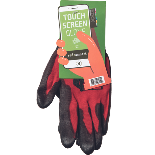 RED CONNECT touch screen gloves -