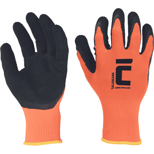 SALANGANA rukavice blister oranžové