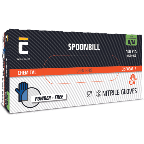 SPOONBILL g.dispos.nitril nonpowder- S