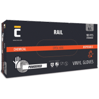 RAIL pudrovan S ruk.jednoráz. vinylové