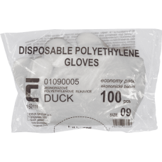 DUCK 9 rukavice jednor.dámske 100 ks M