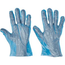 DUCK BLUE gloves dispos. polyethylen