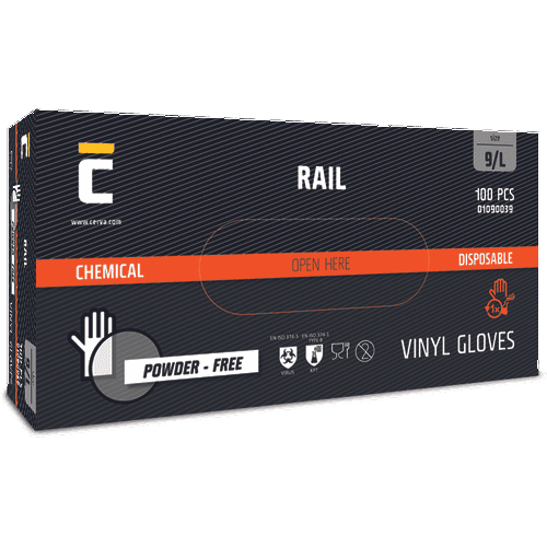 RAIL nepudrované rukavice S