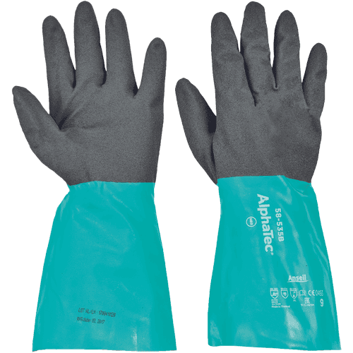 Chemical gloves Ansell 58-535W AlphaTec gloves