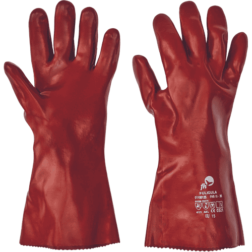 FULIGULA gloves dipped in PVC 35 cm