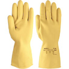 Alphatec 87-063 latexové rukavice žlté