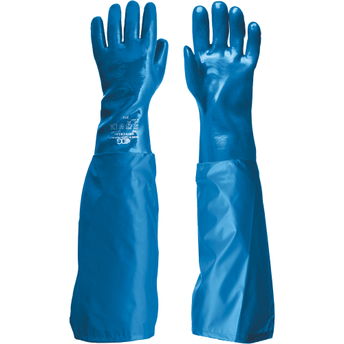 UNIVERSAL gloves sleeve 70 cm blue 