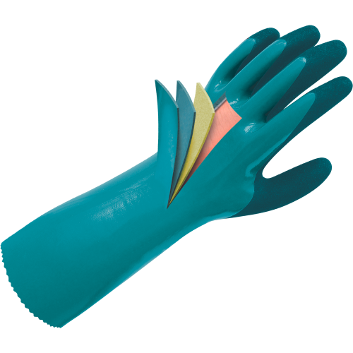 IMMER gloves nitril chemic. green 