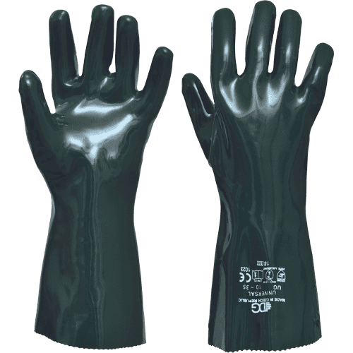 UNIVERSAL DBL Dipp rukavice 35cm zelené