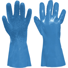 UNIVERSAL ROUGHENED rukavice 35cm modré