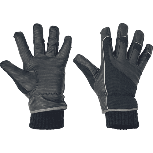 ATRA rukavice zimné čierna
