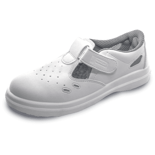 LYBRA S1 SRC sandále biele