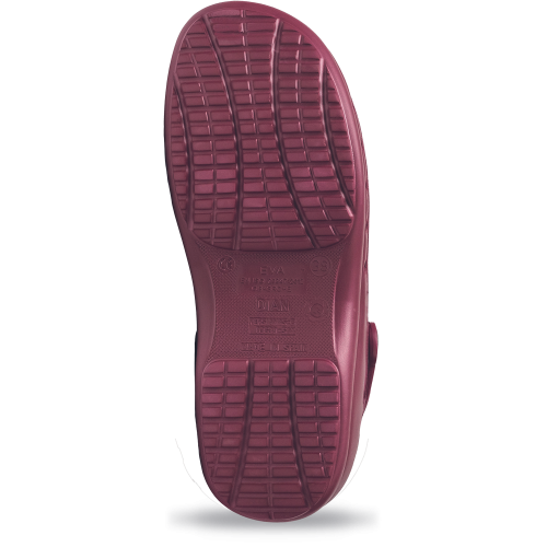 EVA OB SRC clog dark red 