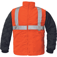 BI ROAD jacket HV orange/navy