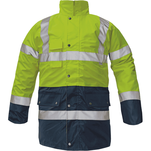 BI ROAD jacket HV yellow/navy