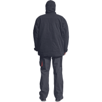 EMERTON zimná bunda černá/oranžová