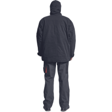 EMERTON winter jacket black/orange