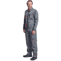 DESMAN jacket grey/orange