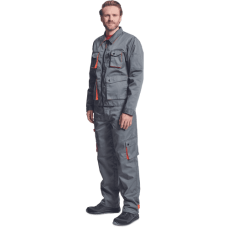 DESMAN jacket grey/orange