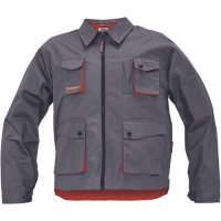 DESMAN jacket grey/orange