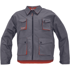 DESMAN jacket grey/orange