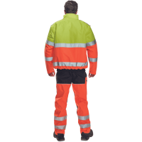 CLOVELLY pilot bunda HV žltá/oranžová