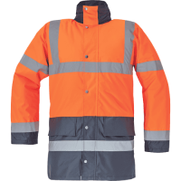 SEFTON jacket HV orange/navy