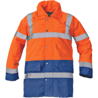 SEFTON jacket HV orange/royal