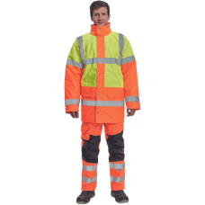 SEFTON bunda žlto/oranžová