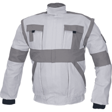 MAX jacket 260 g/m2 white/grey