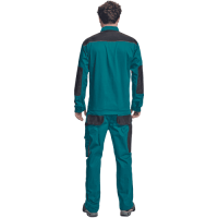 FF CARL BE-01-002 jacket green/black