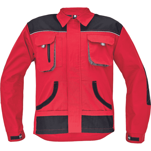 FF CARL BE-01-002 jacket red/black