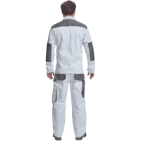 FF CARL BE-01-002 blúza biela/sivá