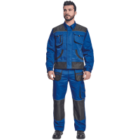 FF CARL BE-01-002 blúza kráľovská modrá/čierna