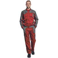 EVOLUTION(MAX EVO) blúza červená/sivá