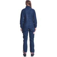 YOWIE mikina fleece dámska tm.modrá