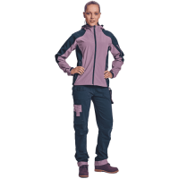 YOWIE SOFTSHELL jacket l.violet/navy