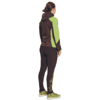 YOWIE SOFTSHELL jacket brown/green