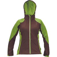 YOWIE SOFTSHELL jacket brown/green