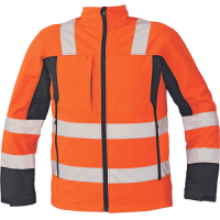 MALTON softshell jacket HV orange