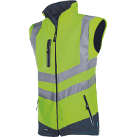 MALDEN softshell jacket yellow/navy