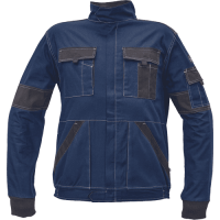 MAX SUMMER blúza petrolejová/čierna