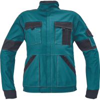 MAX SUMMER blúza petrolejová/čierna