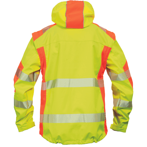 LATTON softsh.jacket HV yellow/orange
