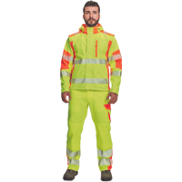 LATTON softsh.jacket HV yellow/orange