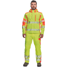 LATTON softsh.jacket HV yellow/orange