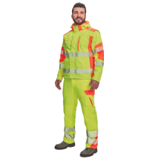 LATTON softsh.jacket HV yellow/orange